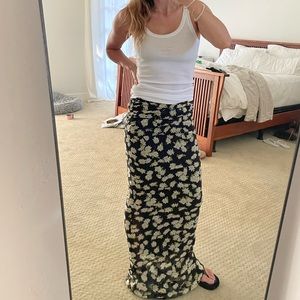 Vintage Moschino Daisy Maxi Skirt
